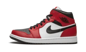 Nike Air Jordan 1 Mid Chicago Black Toe