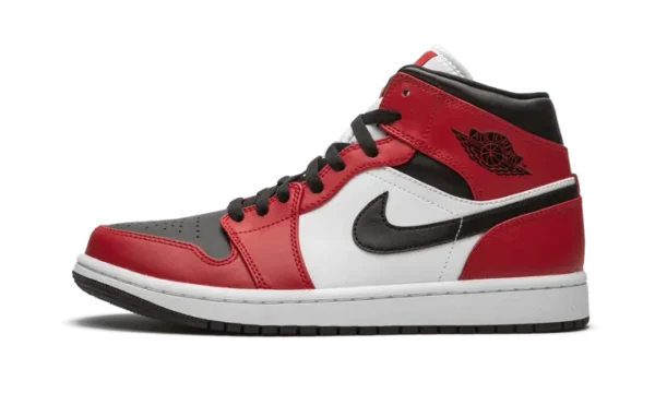 Nike Air Jordan 1 Mid Chicago Black Toe