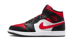 Nike Air Jordan 1 Mid Alternate Bred Toe