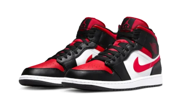 Nike Air Jordan 1 Mid Alternate Bred Toe