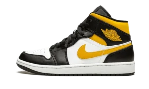 Nike Air Jordan 1 Mid White Pollen Black