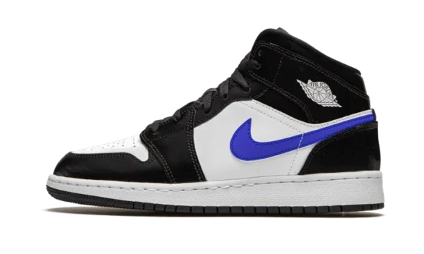 Nike Air Jordan 1 Mid Black Racer Blue White