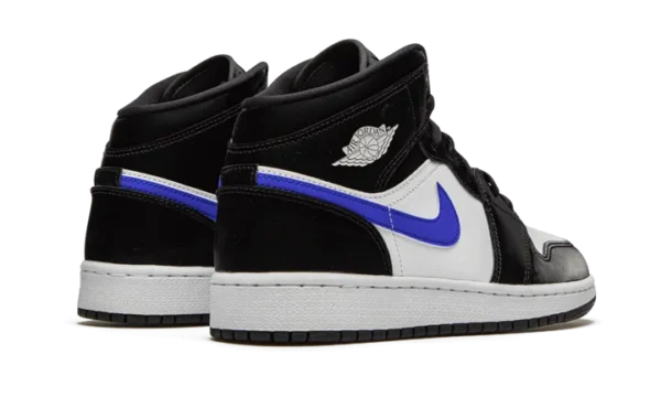 Nike Air Jordan 1 Mid Black Racer Blue White