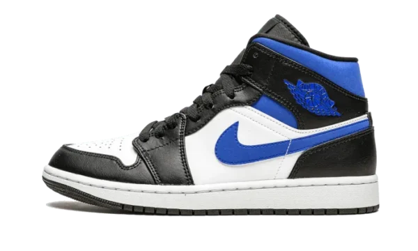 Nike Air Jordan 1 Mid White Black Royal