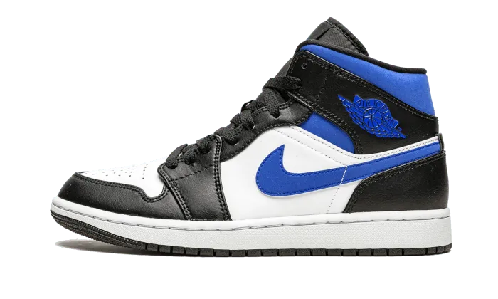 Miniatura Nike Air Jordan 1 Mid White Black Royal