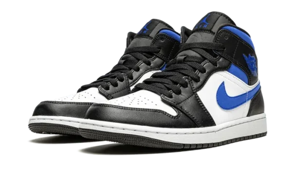 Nike Air Jordan 1 Mid White Black Royal