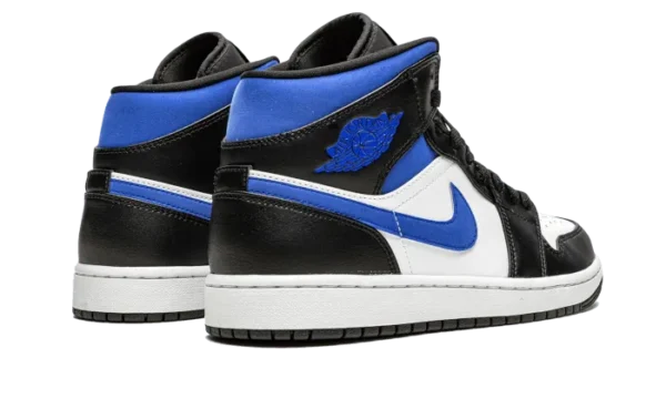 Nike Air Jordan 1 Mid White Black Royal