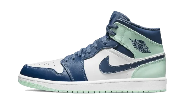 Nike Air Jordan 1 Mid Mystic Navy Mint Foam