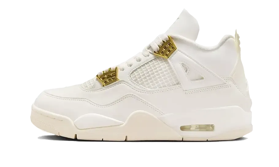 Miniatura Nike Air Jordan 4 Sail Metallic Gold – 38.5 EU