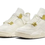 Nike Air Jordan 4 Sail Metallic Gold