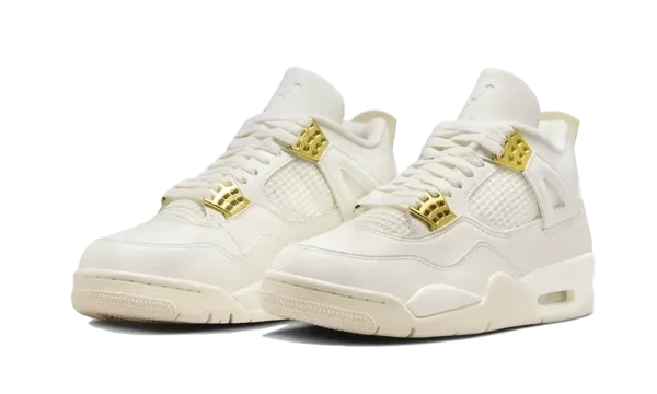 Nike Air Jordan 4 Sail Metallic Gold