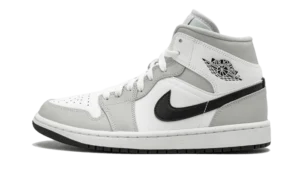 Nike Air Jordan 1 Mid White Light Smoke Grey