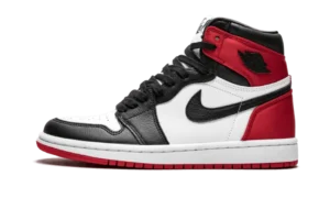 Nike Air Jordan 1 Retro High Satin Black Toe