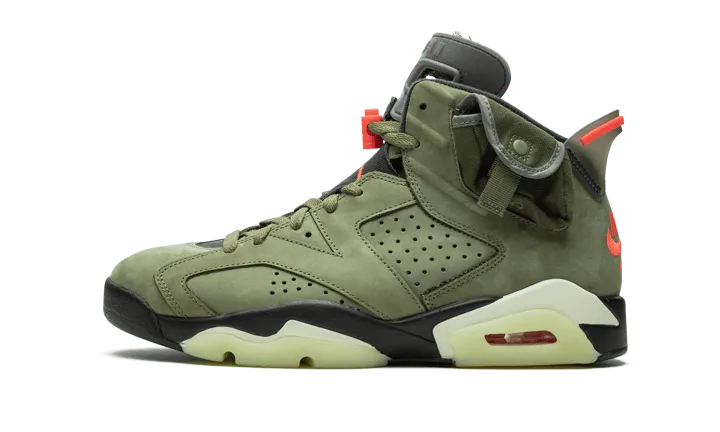 Miniatura Nike Air Jordan 6 Travis Scott Medium Olive