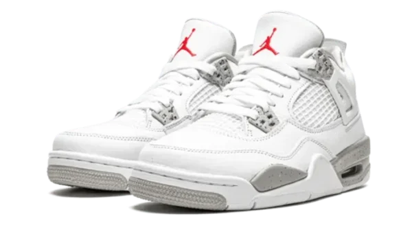 Nike Air Jordan 4 Tech White (White Oreo)