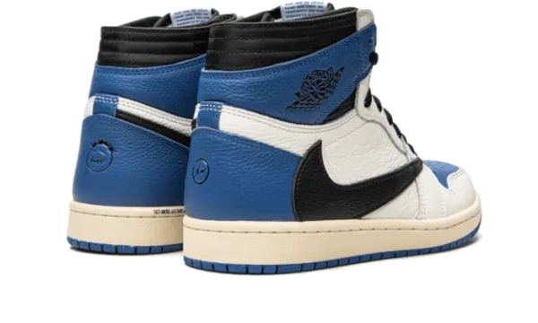 Nike Air Jordan 1 Retro High OG SP Travis Scott Fragment Military Blue