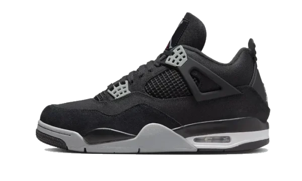 Nike Air Jordan 4 Black Canvas