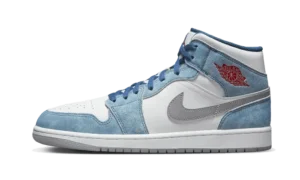 Nike Air Jordan 1 Mid French Blue Fire Red