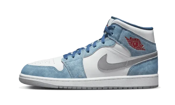 Nike Air Jordan 1 Mid French Blue Fire Red