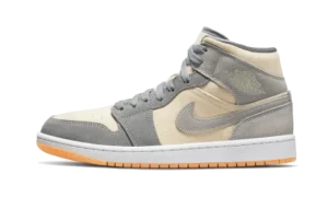 Nike Air Jordan 1 Mid Coconut Milk Particle Grey