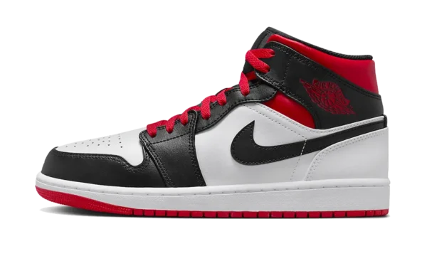 Nike Air Jordan 1 Mid Gym Red Black Toe