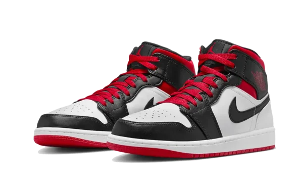 Nike Air Jordan 1 Mid Gym Red Black Toe