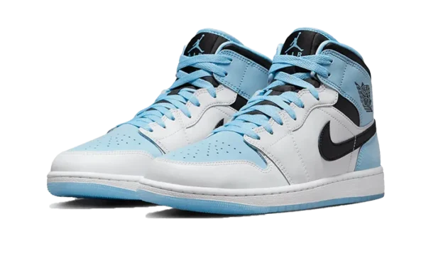 Nike Air Jordan 1 Mid SE Ice Blue Black