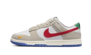 Nike Dunk Low Light Iron Ore Red Blue