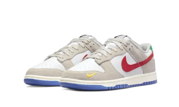 Nike Dunk Low Light Iron Ore Red Blue