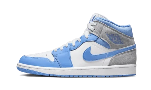 Nike Air Jordan 1 Mid University Blue Grey