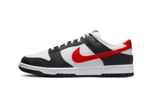 Nike Dunk Low Black White Red