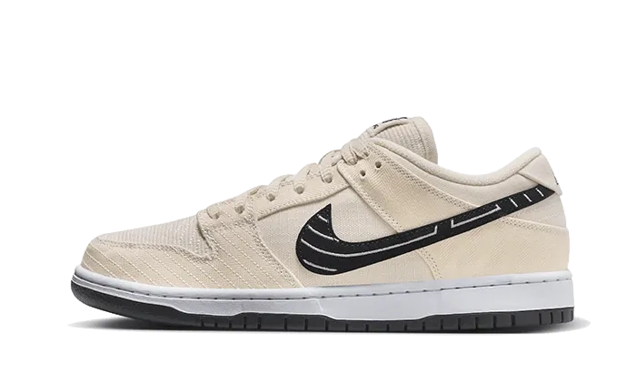 Miniatura Nike SB Dunk Low Albino Preto