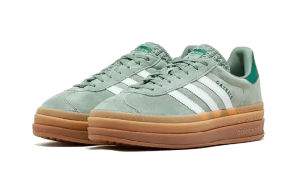 Adidas Gazelle Bold Silver Green