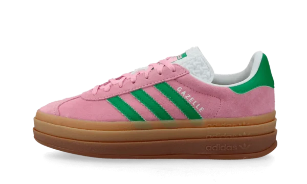 Adidas Gazelle Bold True Pink Green Cloud White